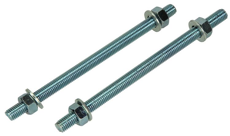 Mack 1017665 - extremo roscado + arandela + tuerca chapada. 2 piezas m12 x 200 mm | 5 piezas