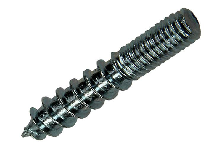 Mack 1017667 - palo extremo madera + metro. conductor de alambre 6 piezas m5x30 | 10 piezas