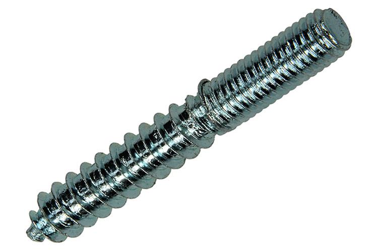 Mack 1017670 - palo extremo madera + metro. conductor de alambre 4 piezas m8x60 | 10 piezas