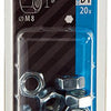 Mack 1017677 - tuerca hexagonal acero galvanizado 20 piezas m 8 | 10 piezas