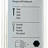 Mack 1017688 - zeskant borgmoer staal verzinkt 6 st m10 | 10 stuks