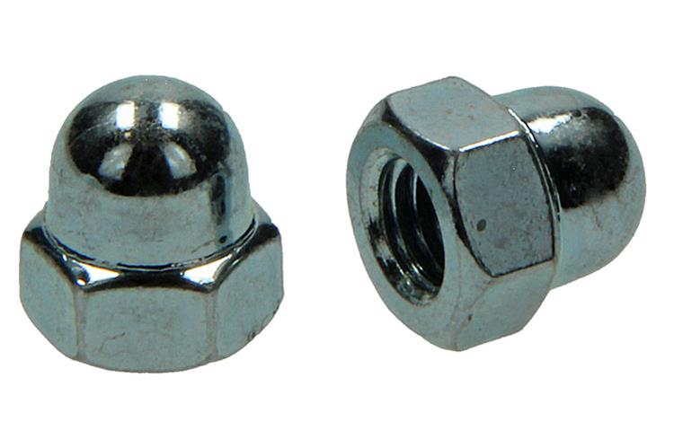 Mack 1017693 - tuerca ciega hexagonal acero galvanizado 4 piezas m8 | 10 piezas
