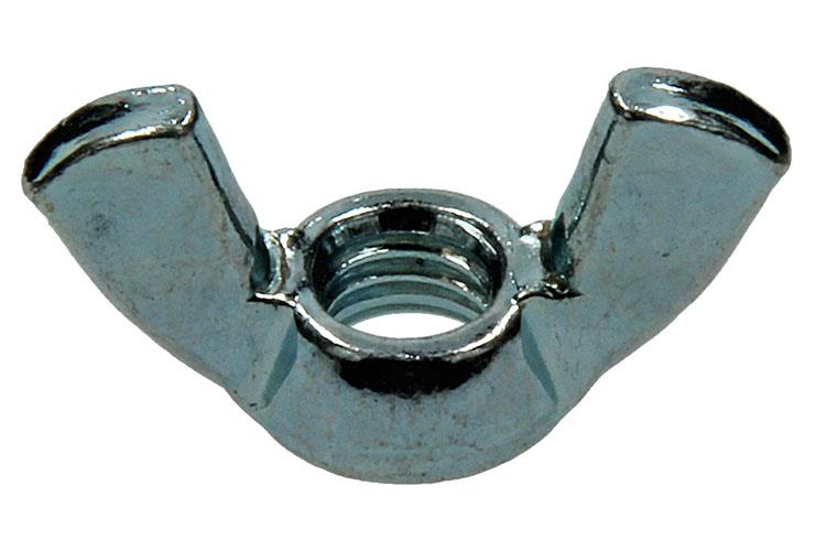 Mack 1017699 - tuerca de mariposa acero galvanizado 4 piezas m8 | 10 piezas