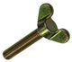 Mack 1017703 - tornillo de mariposa amarillo galvanizado 2 piezas m8 x 40 mm | 10 piezas