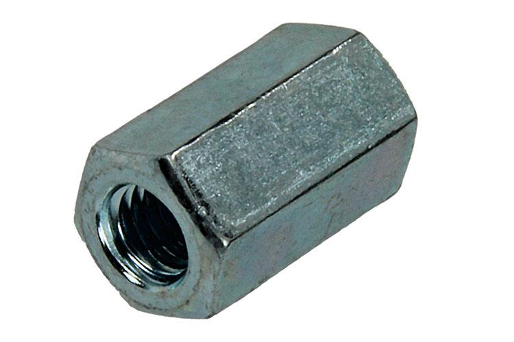 Mack 1017704 - tuerca de conexión hexagonal galvanizada 3 piezas m6 | 10 piezas