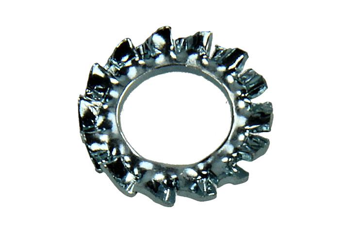 Mack 1017750 - arandela elástica dentada acero galvanizado 15 piezas m8 | 10 piezas