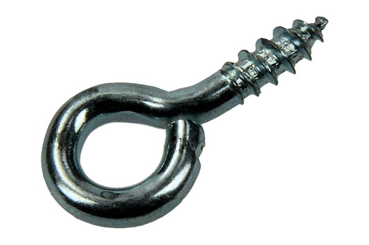 Mack 1017770 - ojo de tornillo acero galvanizado 15uds 3,0 x 12 mm | 10 piezas