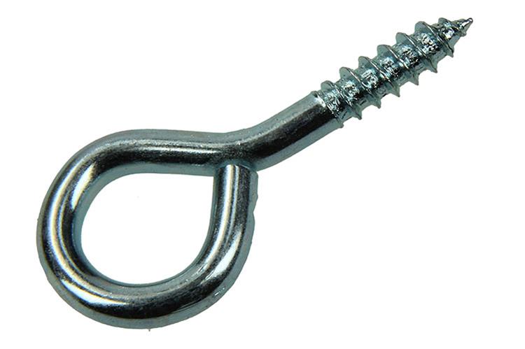 Mack 1017774 - ojo de tornillo acero galvanizado 7 piezas 4,5 x 25 mm | 10 piezas