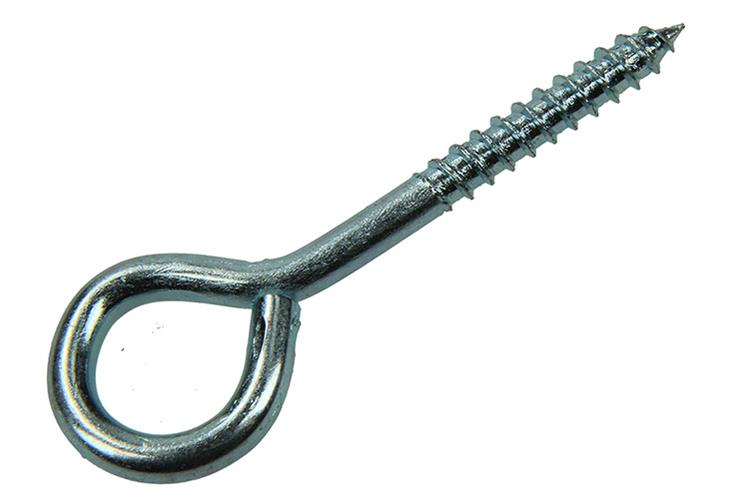 Mack 1017778 - ojo de tornillo acero galvanizado 3 piezas 5,0 x 50 mm | 10 piezas