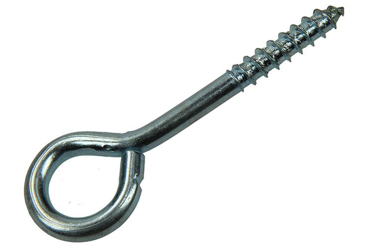 Mack 1017780 - ojo de tornillo acero galvanizado 3 piezas 6,0 x 60 mm | 5 piezas