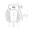 Imposta RECK RINK AXA Solid Plus + Axa Linq City 100 - Nero