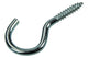 Mack 1017804 - gancho de tornillo acero galvanizado 3uds 6,0 x 60 mm | 5 piezas