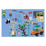 Playmobil animals friends dierentuin dierenverzorger met voertuig - 72072 - afbeelding 4