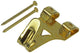 Mack 1017855 - gancho marco acero latonado 6 piezas 20 x 30 mm | 5 piezas