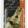 Mack 1017856 - gancho marco acero latonado 4uds 30 x 34 mm | 5 piezas