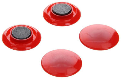 Mack 1003662 - blackboard magnet plastic red 4 pcs 30mm | 10 pieces