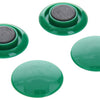 Mack 1017870 - imán para pizarra plástico verde 4 piezas 30 mm | 10 piezas