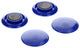 Mack 1003660 - placa magnética plástico azul 4ud 30 mm | 10 piezas