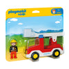 PlayMobil 1.2.3. Camión de bomberos con escalera 6967