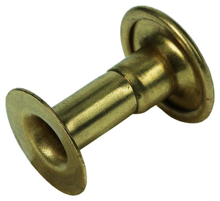 Mack 1019718 - remache latón 5 piezas 4,2 x 12 mm | 10 piezas
