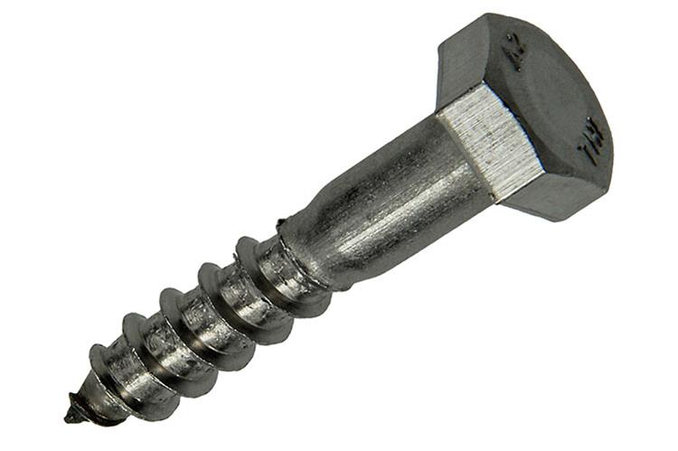 Mack 1019767 - perno roscado para madera acero inoxidable 3 piezas 8 x 40 mm | 10 piezas