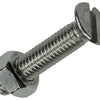 Mack 1019815 - tornillo metálico galvanizado. cabeza + tuerca acero inoxidable 4 pzs m6x30 | 10 piezas