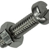 Mack 1019819 - cilindro de tornillo metálico. cabeza + tuerca acero inoxidable 12 pzs m4x16 | 10 piezas