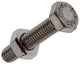 Mack 1019836 - perno grifo + tuerca acero inoxidable 10 piezas m4x20 | 10 piezas