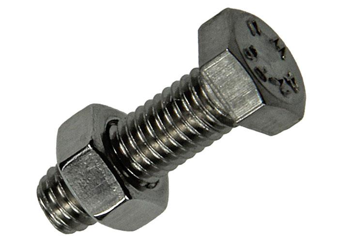 Mack 1019837 - perno grifo + tuerca acero inoxidable 7 piezas m5x16 | 10 piezas