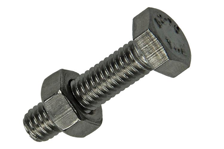 Mack 1019842 - perno grifo + tuerca acero inoxidable 5 piezas m6x25 | 10 piezas