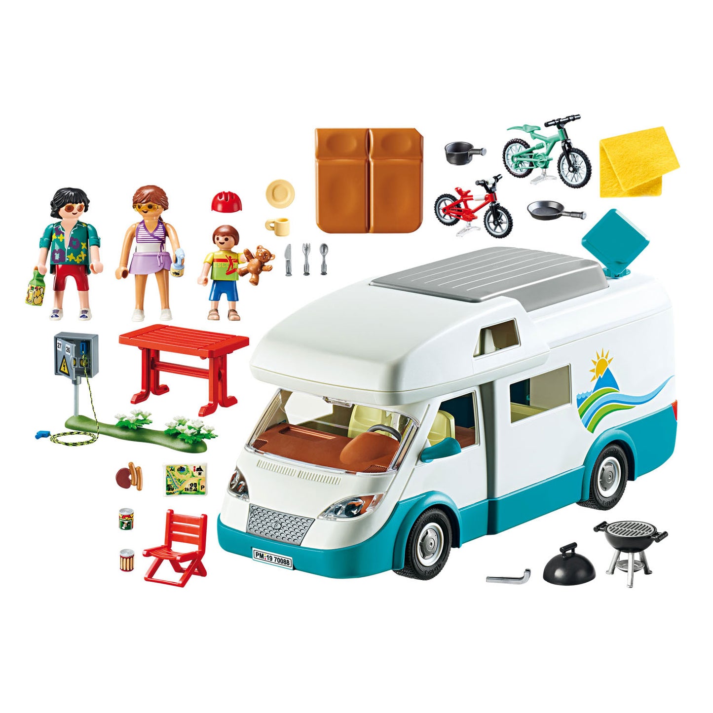 Playmobil Family Fun Camper con famiglia 70088