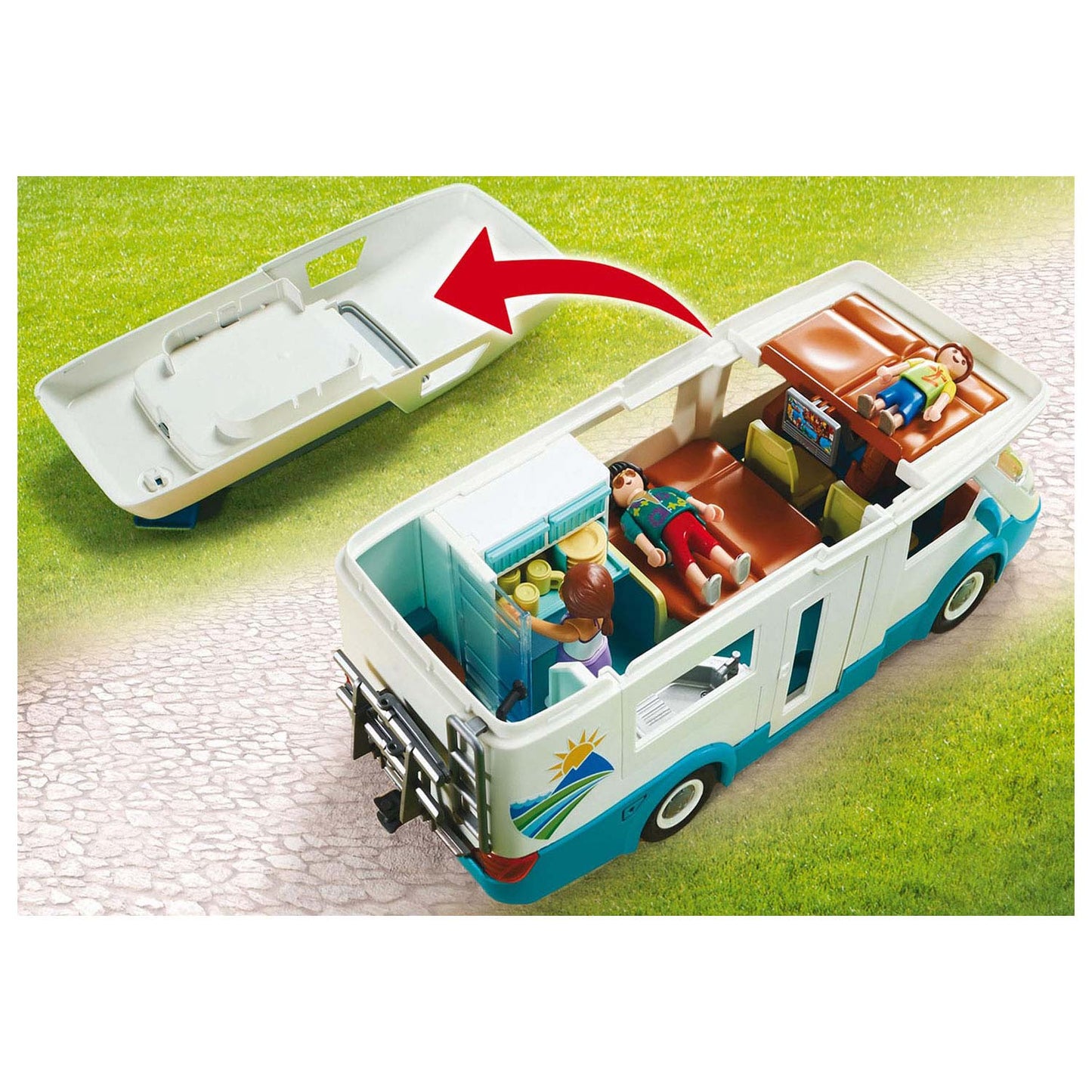 Playmobil Family Fun Camper con famiglia 70088