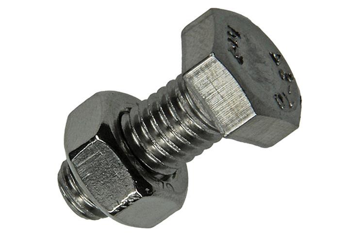 Mack 1019845 - grifo perno + tuerca acero inoxidable 2 piezas m8x20 | 10 piezas
