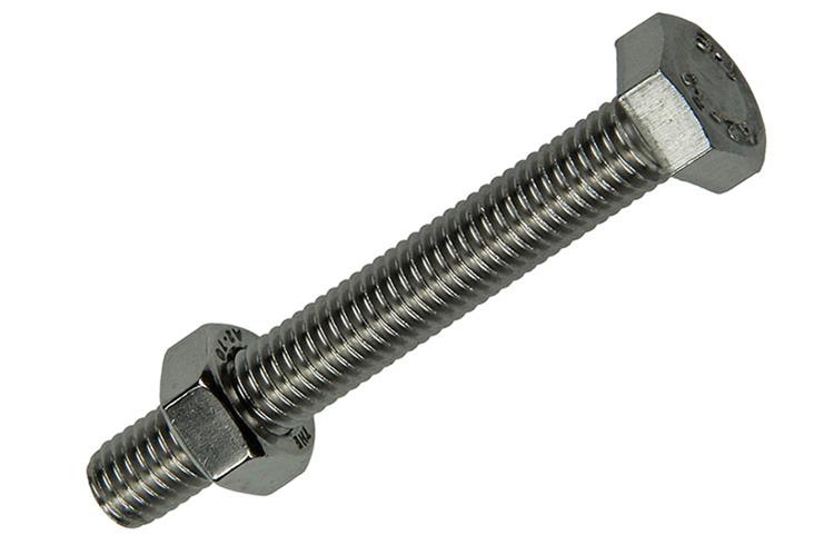 Mack 1019847 - perno grifo + tuerca acero inoxidable 2 piezas m8x60 | 10 piezas