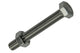 Mack 1019847 - perno grifo + tuerca acero inoxidable 2 piezas m8x60 | 10 piezas