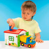 Playmobil 1.2.3. Werkman con il garage di smistamento 70184