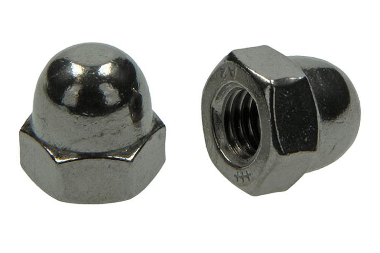 Mack 1019865 - tuerca ciega hexagonal acero inoxidable a2 2 piezas m 10 | 10 piezas