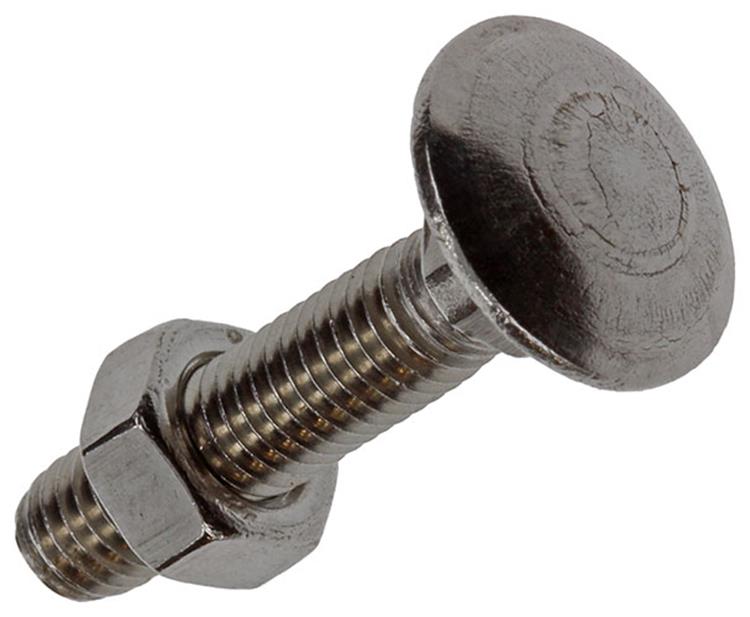 Mack 1019904 - perno madera + tuerca acero inoxidable 7 piezas m5x25 mm | 10 piezas