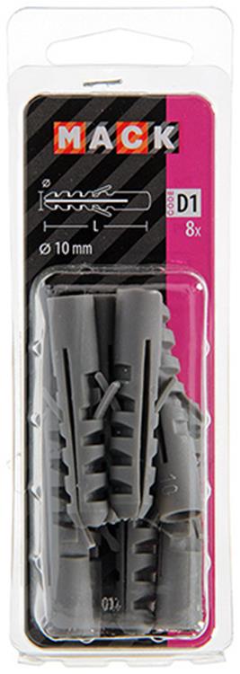 Mack 1017883 - tapón polietileno 8 piezas 10 mm | 5 piezas