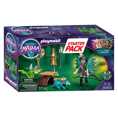 Playmobil Ayuma Starter Set Cavaliere Fata con Procione 70905
