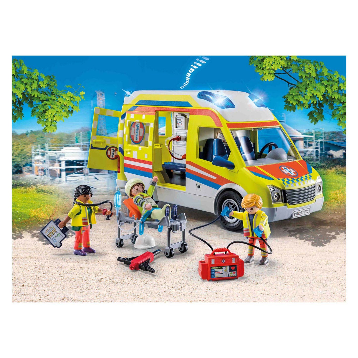 Playmobil city life ambulance met licht en geluid - 71202