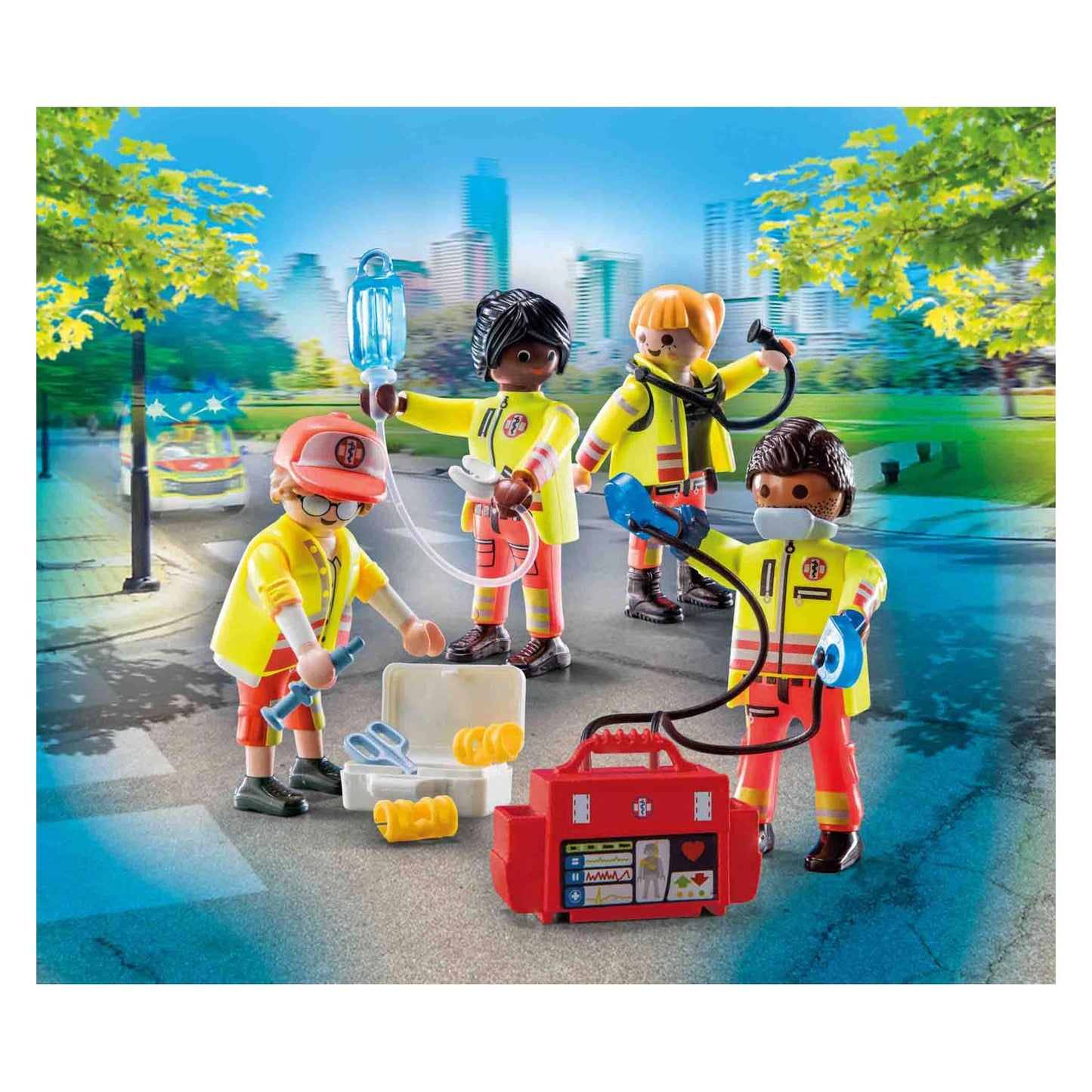 Playmobil City Life Rescue Team 71244