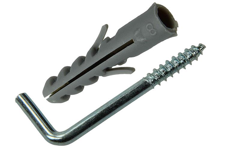 Mack 1017901 - tapón + tornillo pulgar polieth 4 piezas 8mm 5x50mm | 5 piezas