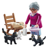 Playmobil Specials Oma met Katten 71172 - afbeelding 2