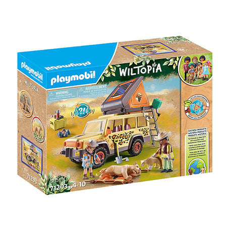 Playmobil Wiltopia con il SUV al Leeuwen 7129