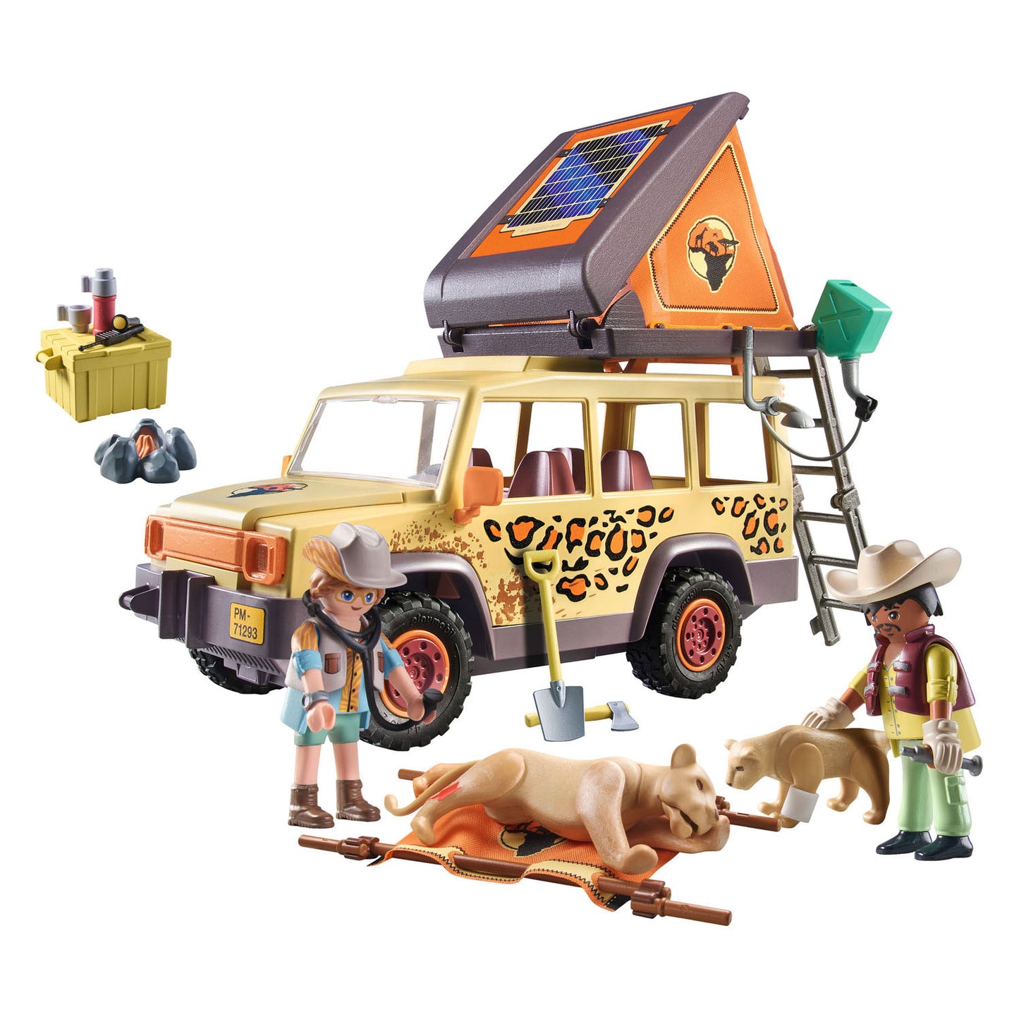 Playmobil Wiltopia con il SUV al Leeuwen 7129