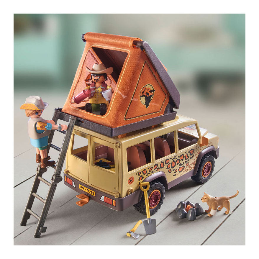 Playmobil Wiltopia con il SUV al Leeuwen 7129