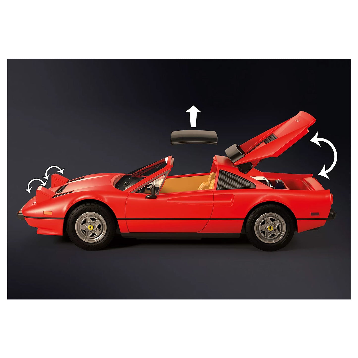 Playmobil Famous Magnum, P.I. Ferrari 308 GTS Quattro