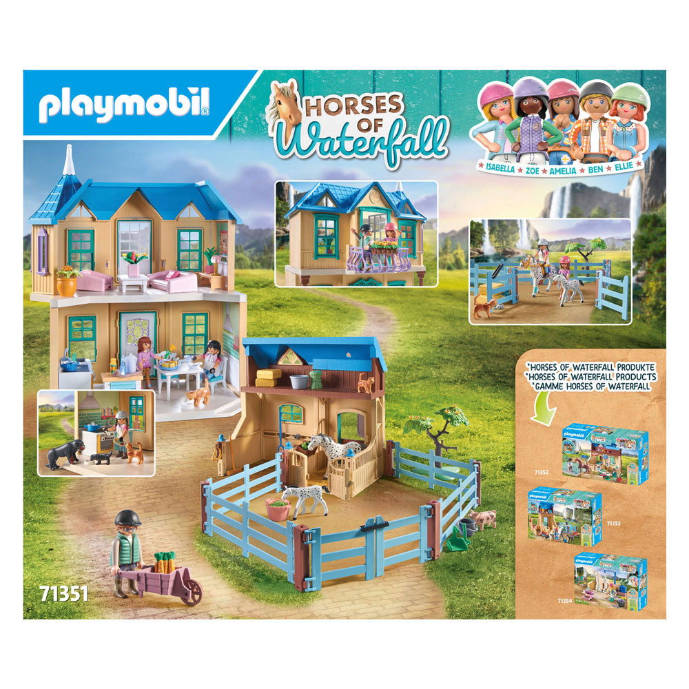 Playmobil Horses o Waterfall Waterfall Ranch 71351