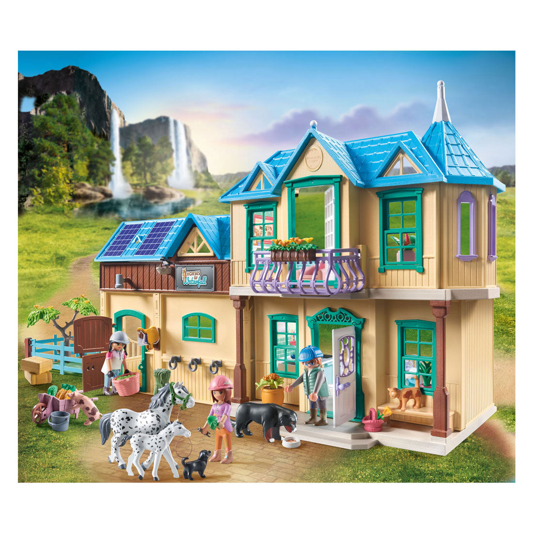 Playmobil Horses of Waterfall Waterfall Ranch 71351